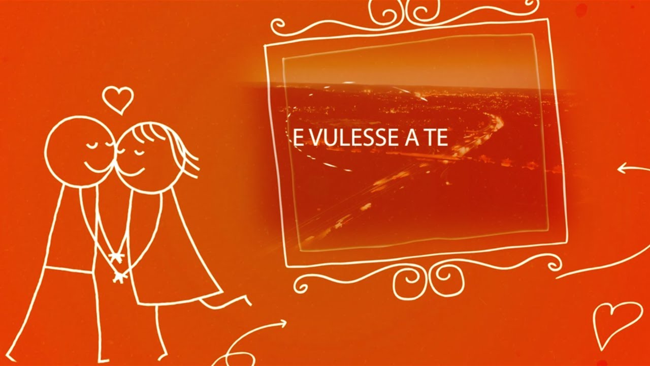 NATALE GALLETTA - VULESSE A TE 2.0 - OFFICIAL VIDEO LYRICS