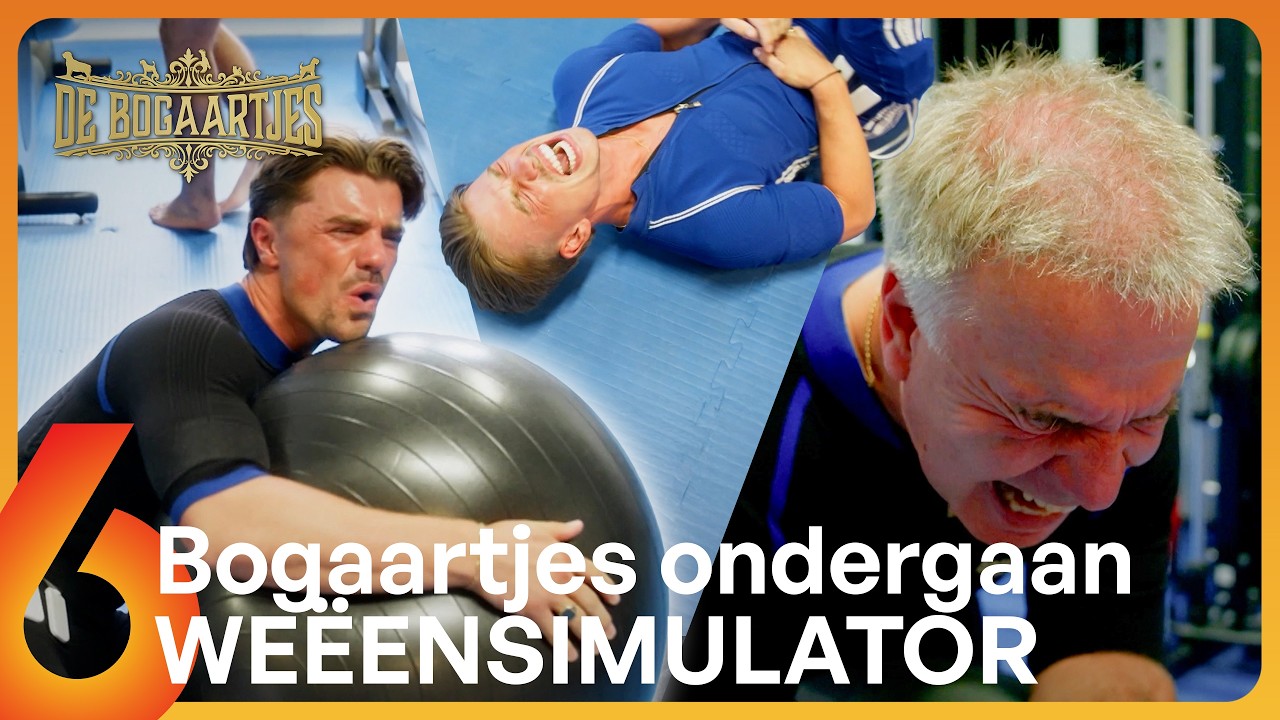 De mannen CREPEREN van de PIJN en de dames GENIETEN aan de zijlijn! 🤣 | De Bogaartjes