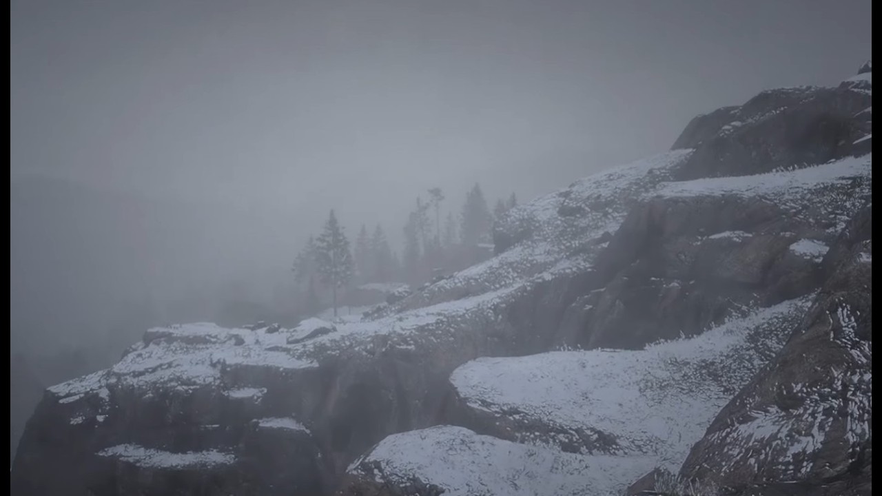 FOUND GIANT OR BIGFOOT BONES ON TOP OF SNOWY MOUNTAIN | RDR2 ASMR