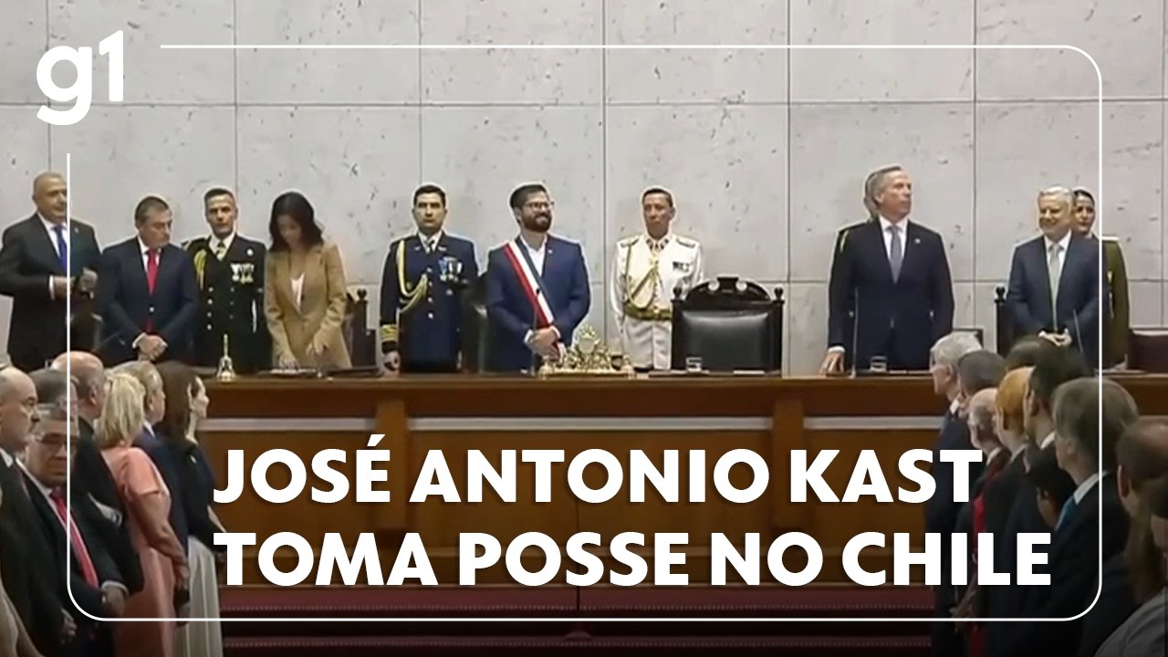 José Antonio Kast toma posse no Chile