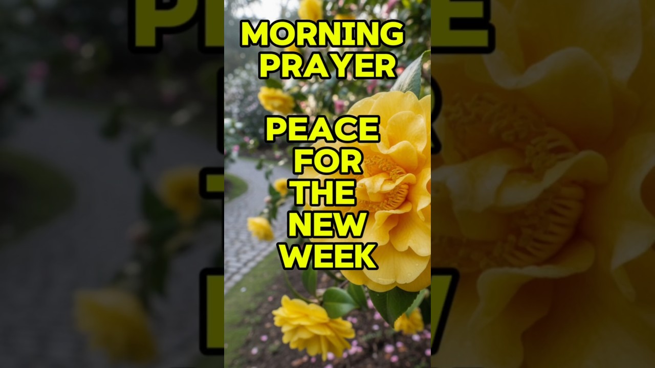 morning prayer for the new week #morningprayer #faith #prayer
