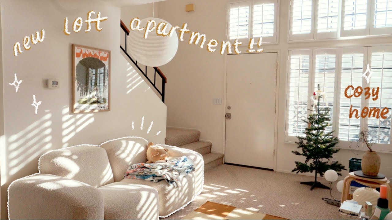 Moving into my loft apartment 🌙 A week in the new space, Home decor, Cozy Music!!
