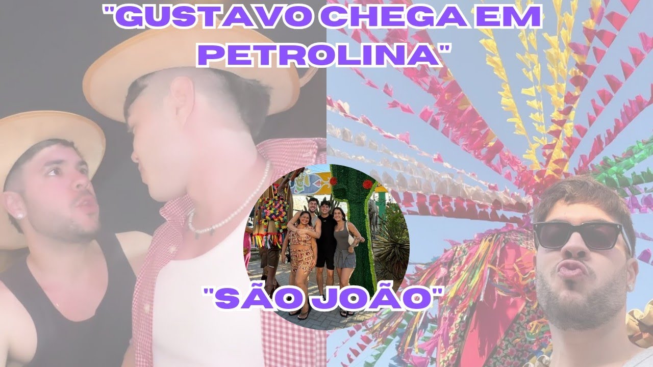 GUSTAVO VAI PARA O SÃO JOÃO DE PETROLINA E SE ENCONTRA COM ALVARO