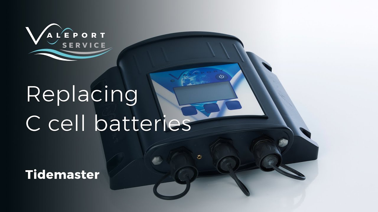 Valeport Service - Tidemaster C cell battery change