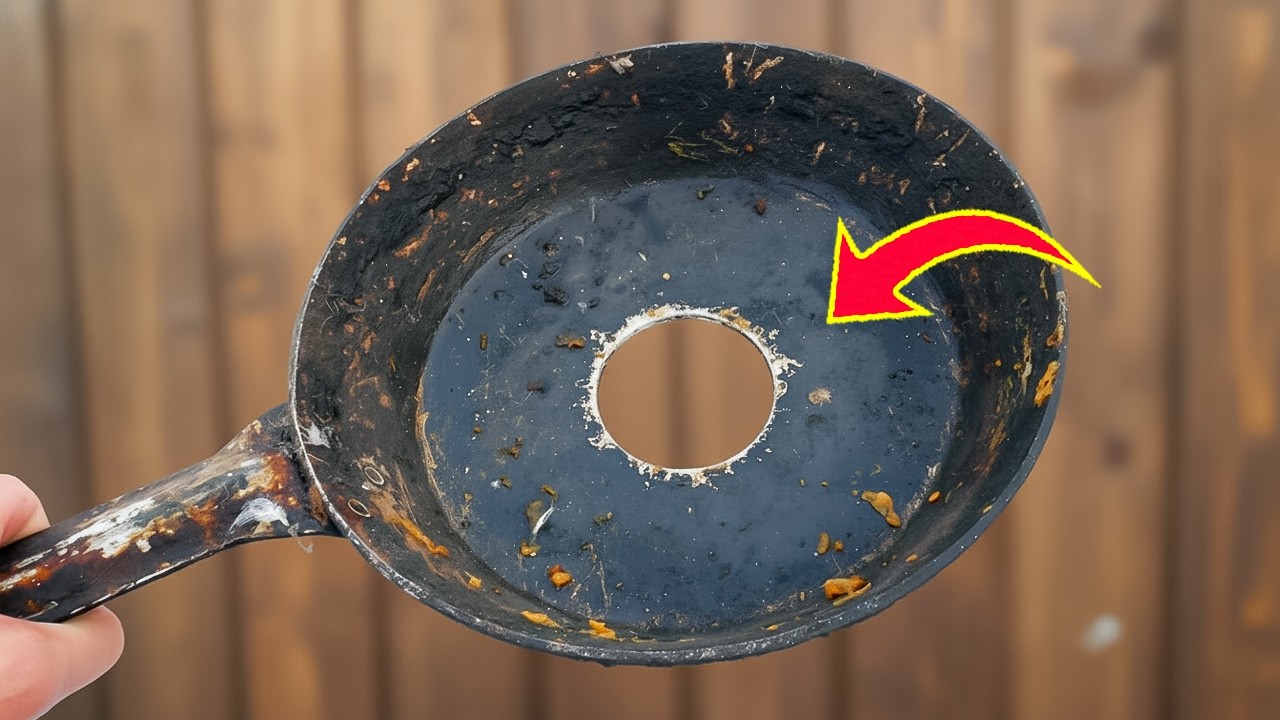 Do Not Throw Away old frying pan Just make Awesome DIY! | inventor holic