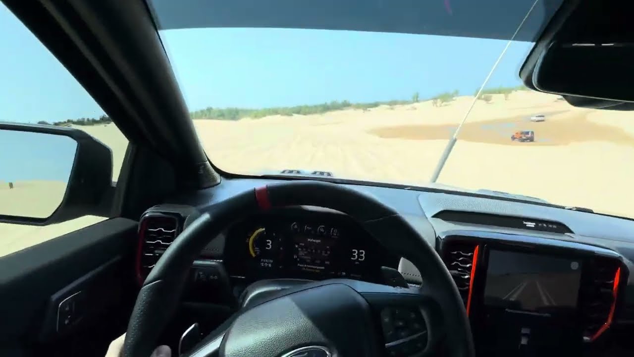 Sending my Ranger Raptor Through the Whoops at Silver Lake!