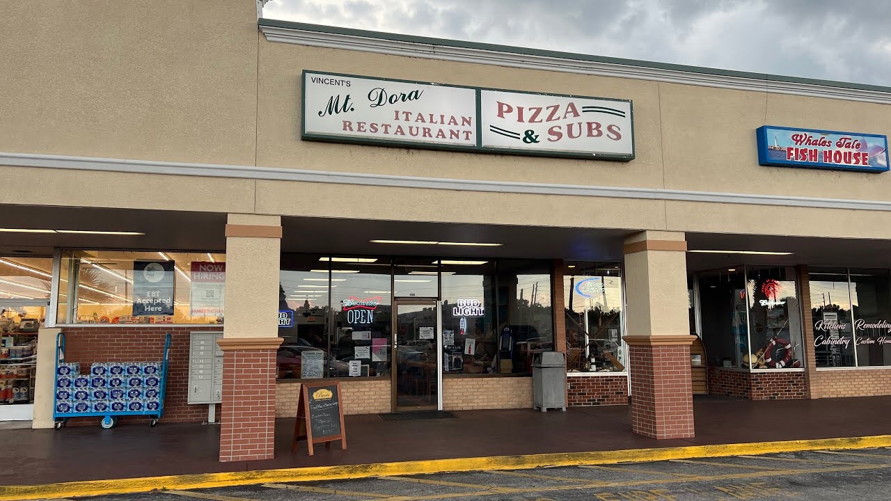 Eating at Mount Dora Italian Restaurant Pizza & Subs in Mount Dora, Florida | Restaurants in Mt Dora