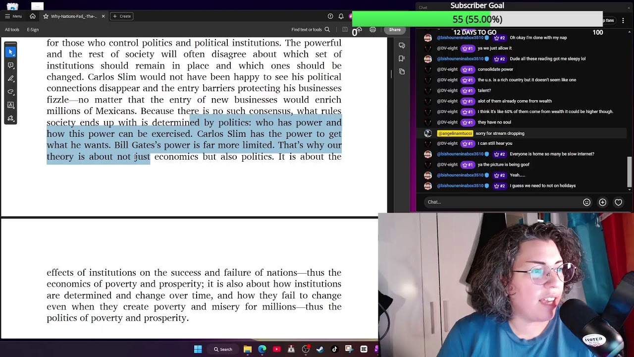 READING Reacts “WHY NATIONS FAIL”