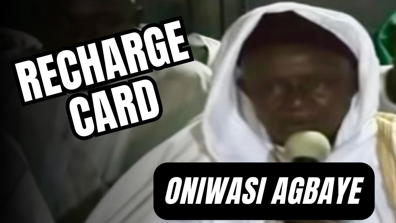 Recharge Card - Oniwasi Agbaye Gbigba Adua