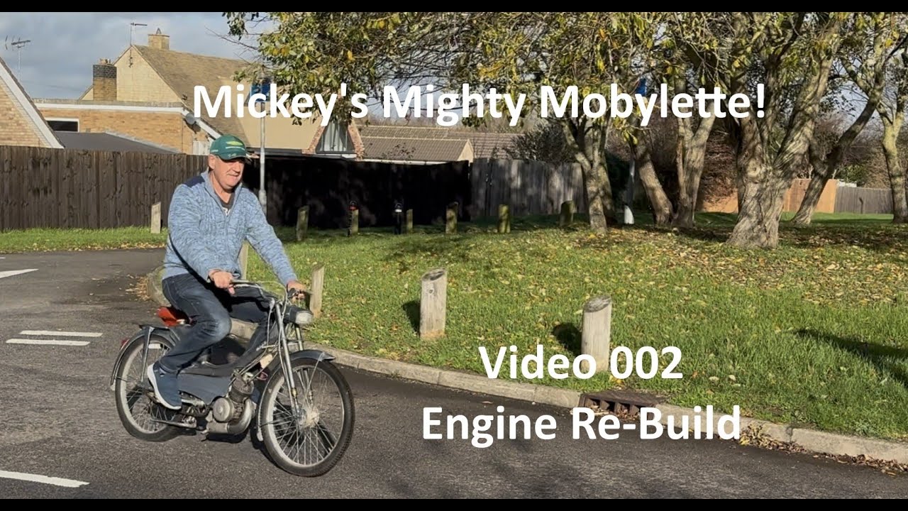1963 Mobylette AV44 Barn Find Video 002. Barn Find. Engine repair.
