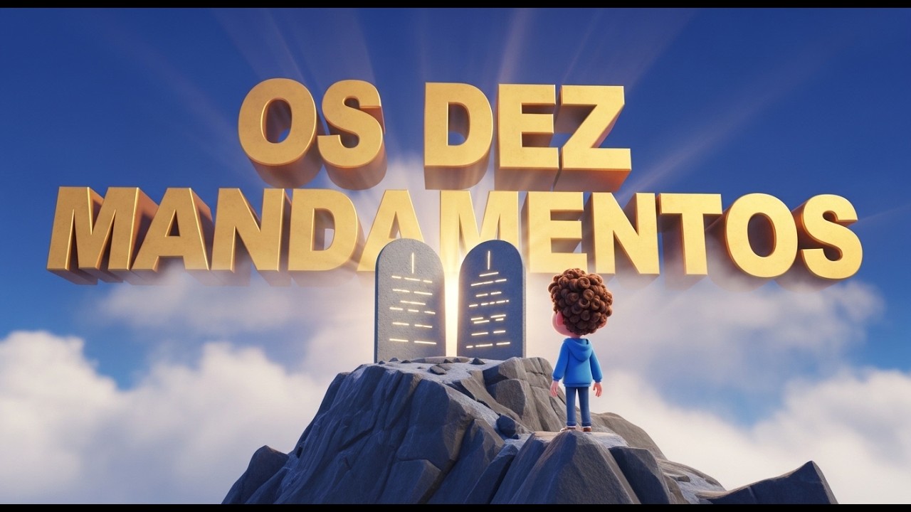OS DEZ MANDAMENTOS: 10 Regrinhas de Amor para Crianças (Música Gospel Infantil )