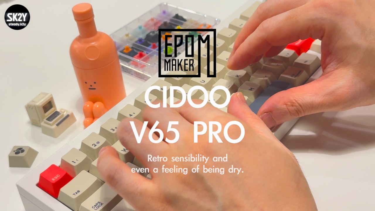 Epomaker 의 CIDOO V65 Pro | 레트로 감성에 타건감까지 잡았다.