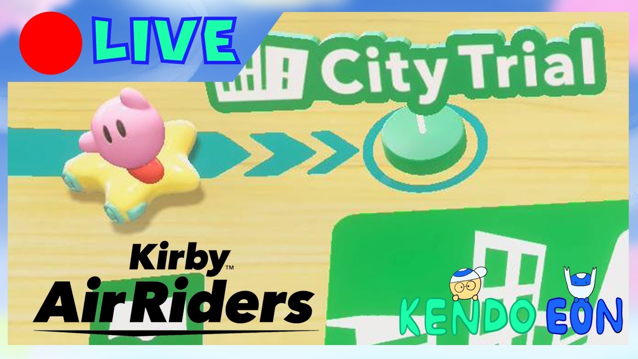 City Trial Checklist but I need the Giant Machine! [Kirby Air Riders]