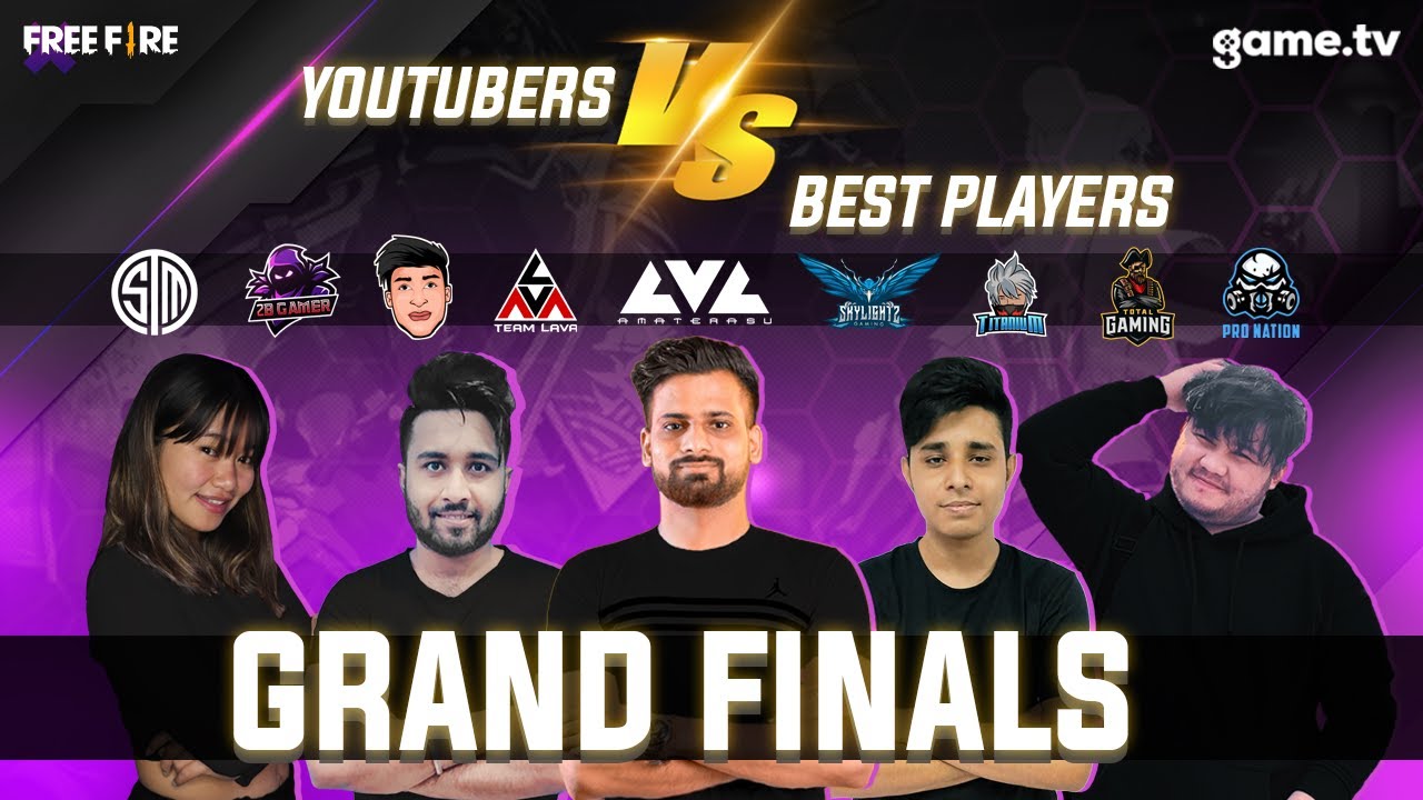 Youtubers vs Best Grand Finale Powered by Game.tv - Garena Free Fire #totalgaming #gyangaming