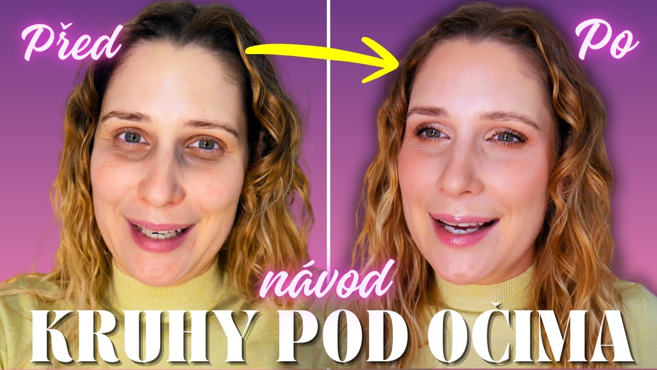 KRUHY POD OČIMA | SPRÁVNÁ TECHNIKA | ZALÉZÁNÍ KOREKTORU |ŠTĚTCE