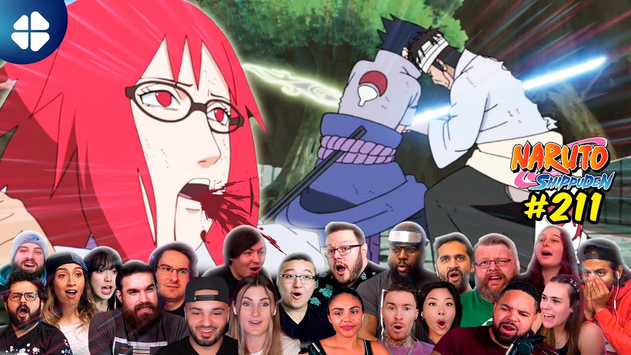 Shippuden Episode 211 Mega Reaction Mashup | ナルト 疾風伝] [海外の反応]