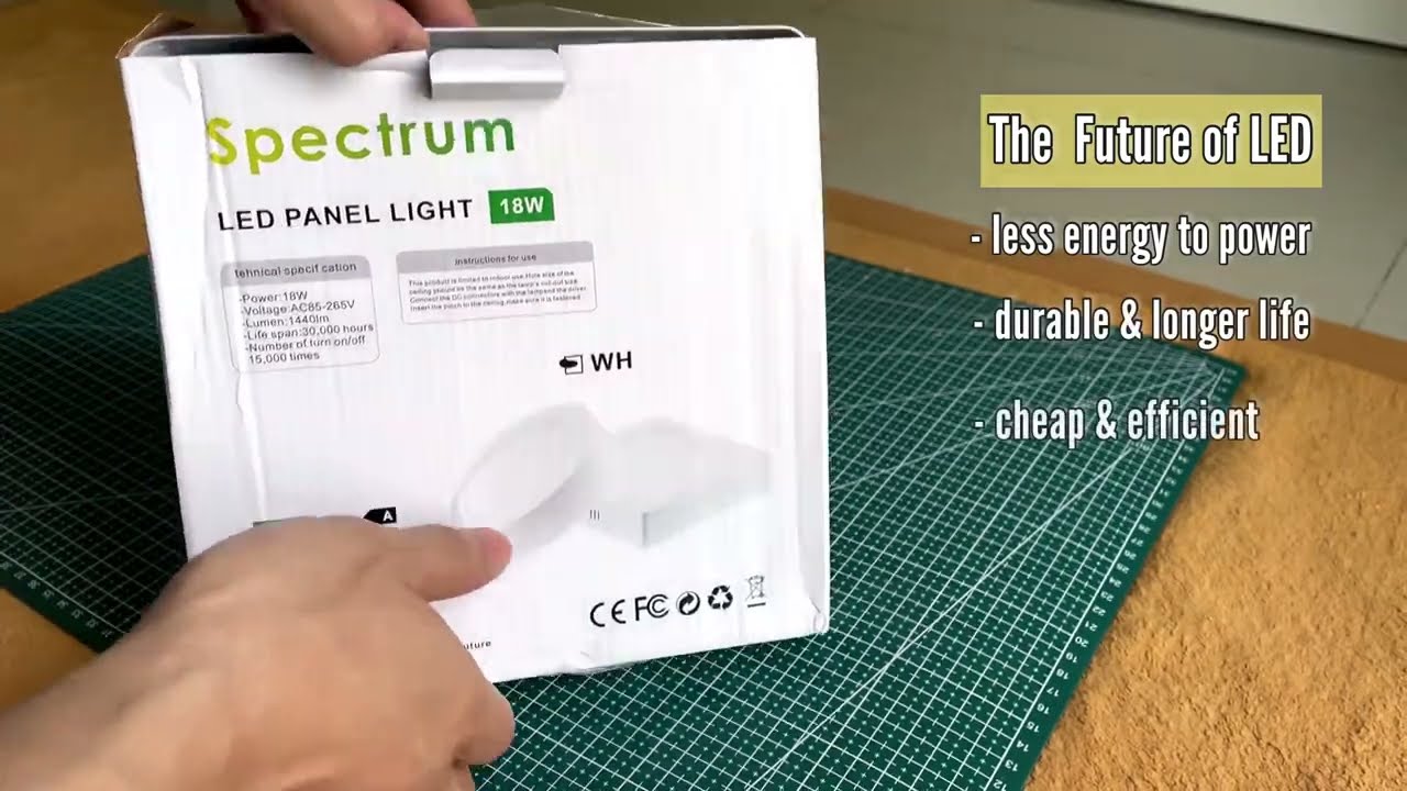 DIY Led Panel Light (How to change/install)