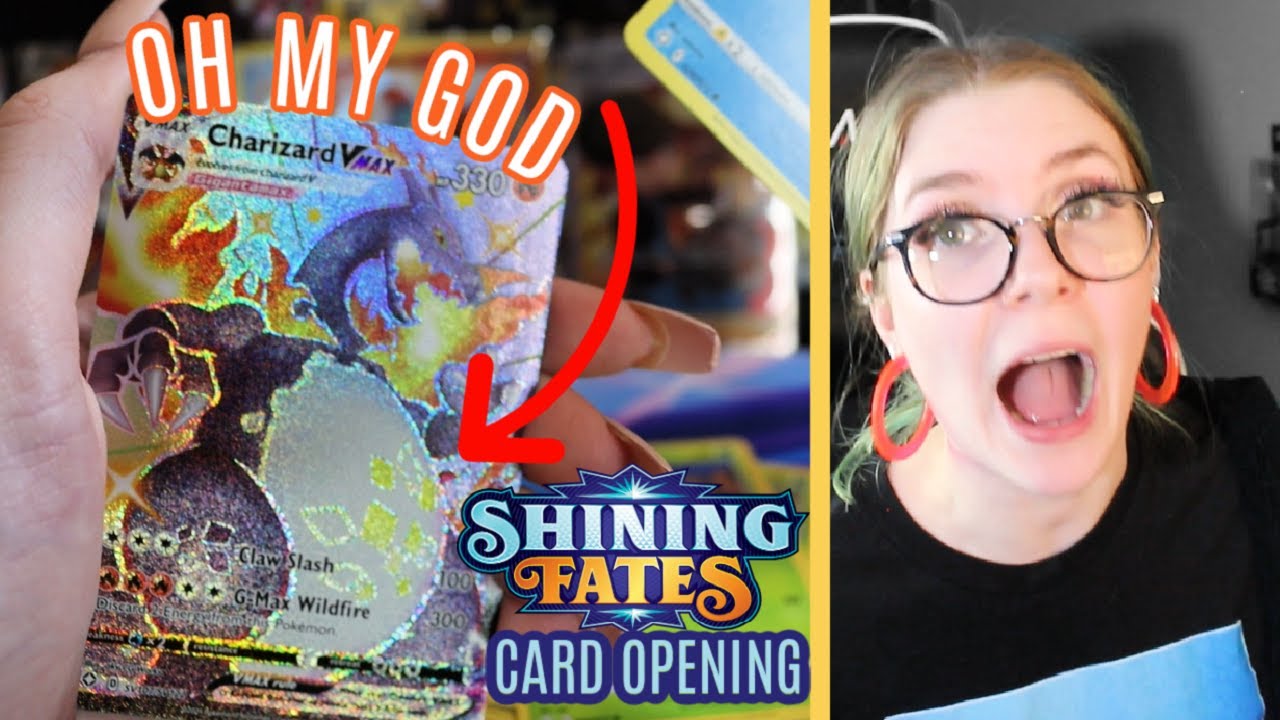 I PULLED A SHINY CHARIZARD?! OMG!! | My FIRST Shining Fates Pok&eacute;mon Card OPENING!