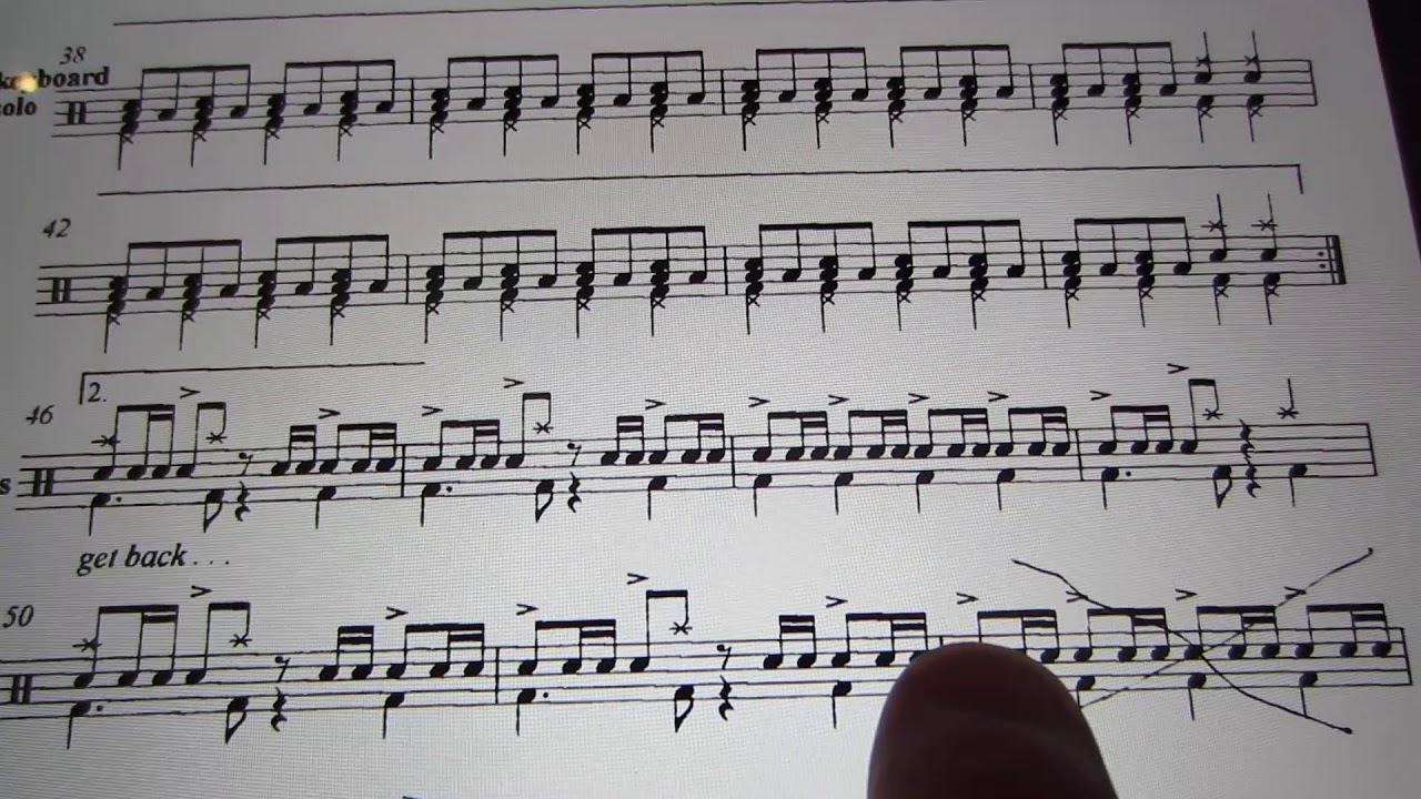 Get Back -The Beatles - DRUM ONLY- JOEDRUMS2112