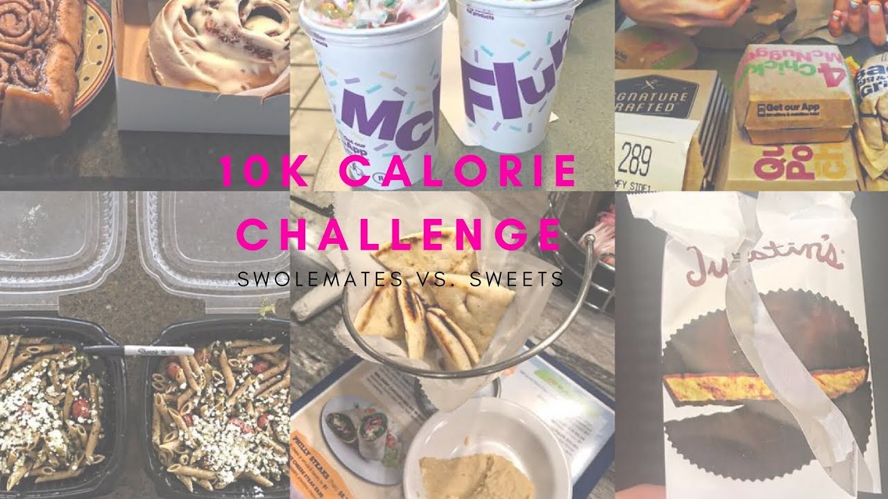 THE 10K CALORIE CHALLENGE | SWOLEMATES VS. SWEETS | EM HAAS & GRANT EILERTSON