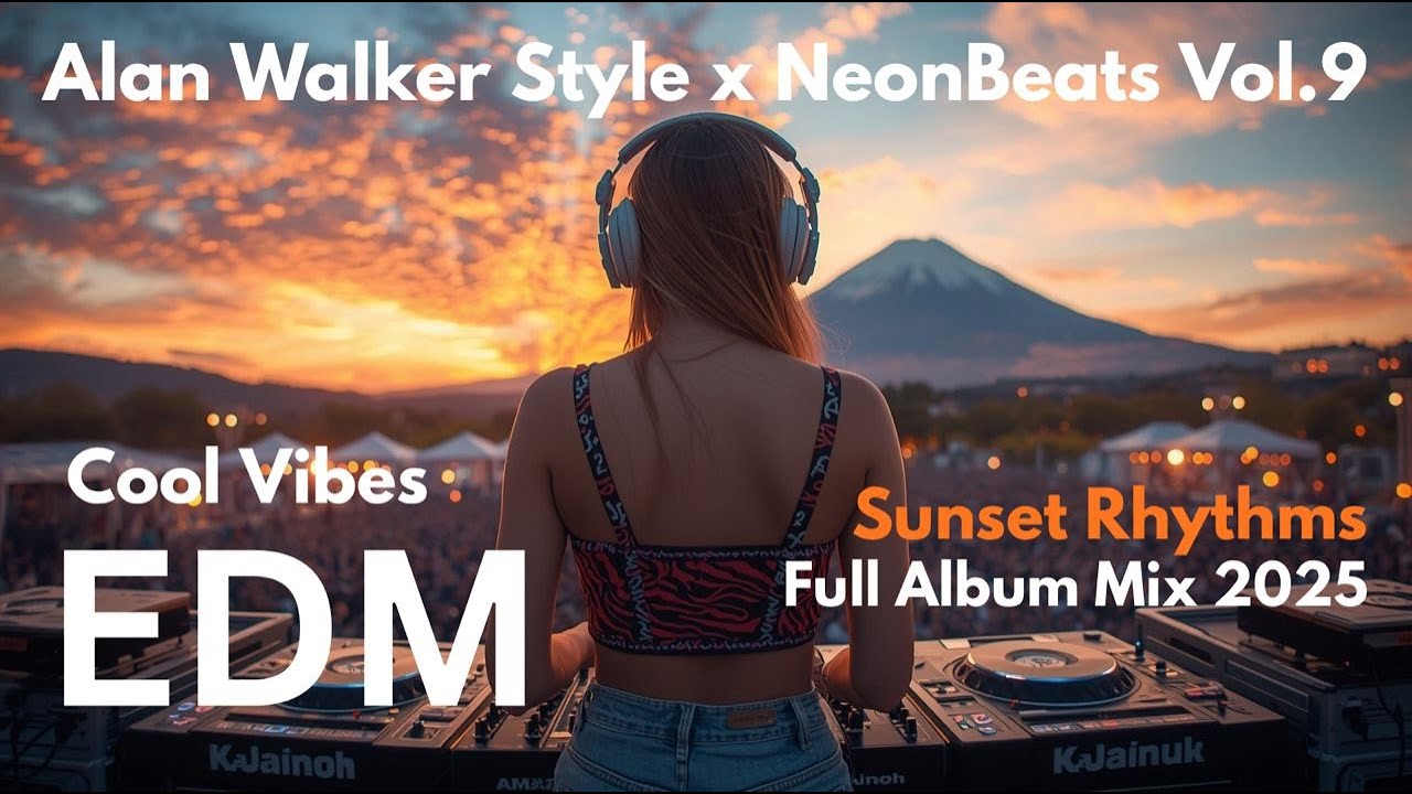 Alan Walker Style x NeonBeats Vol.9 | Cool Vibes EDM - Sunset Rhythms Mix 2025