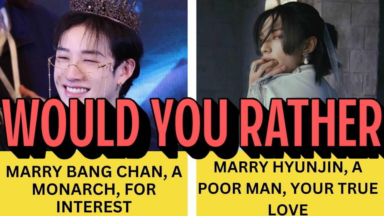 👸 👑 ROYAL EDITION - STRAY KIDS | Would you rather? |  KPOP GAMES 2024