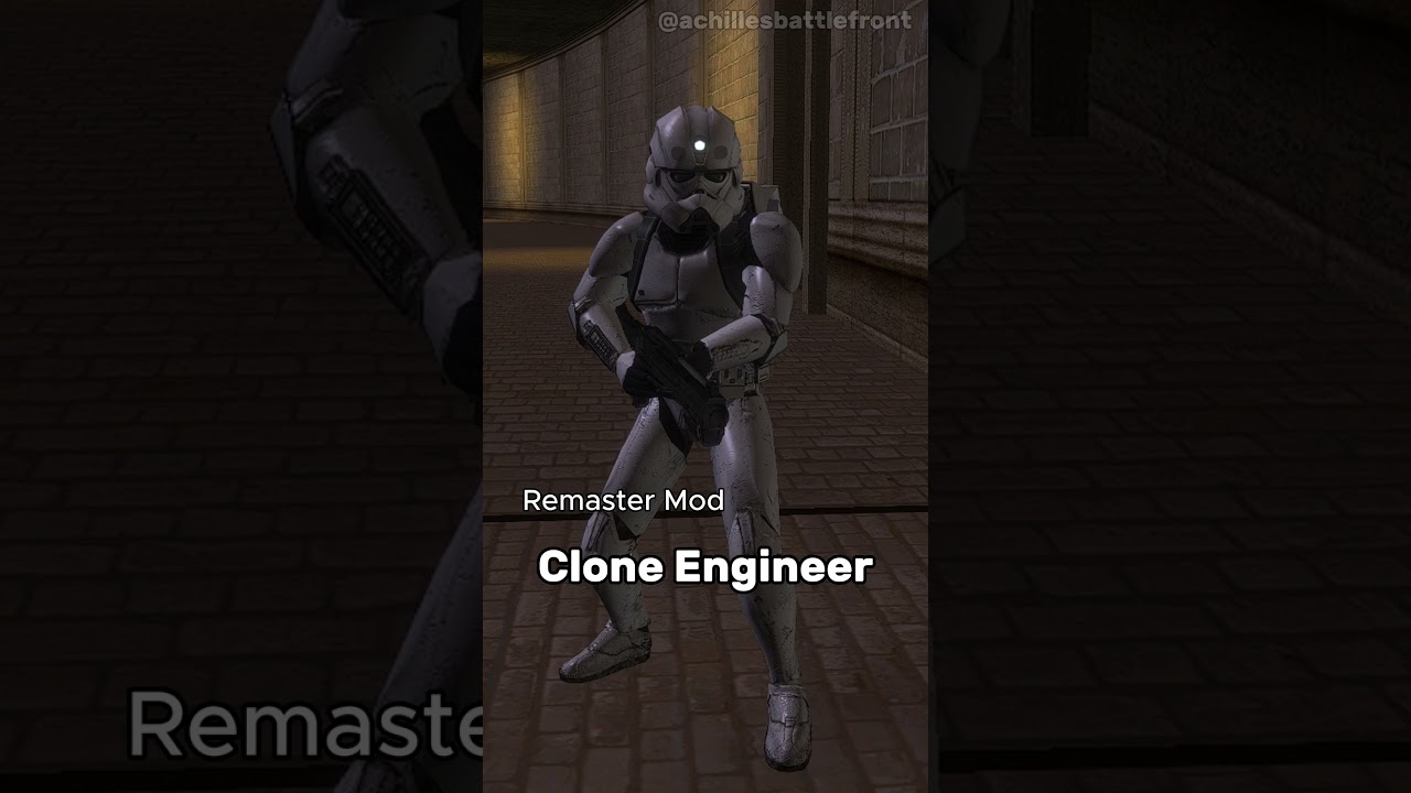 Clones Comparison | OG Star Wars Battlefront II vs Remaster Mod  #starwars #battlefront2 #shorts