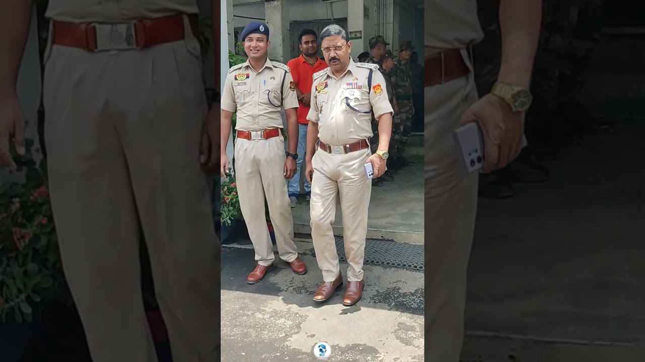 On duty IPS Officer Superintendent of police #upsc#ips#dsp#motivation#status#dharmanagar#tripura