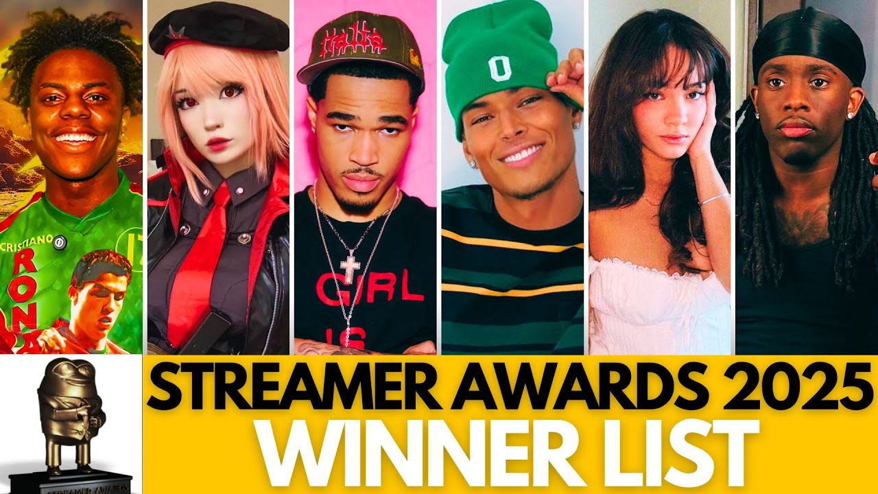 The Streamer Awards 2025 | Полный список победителей