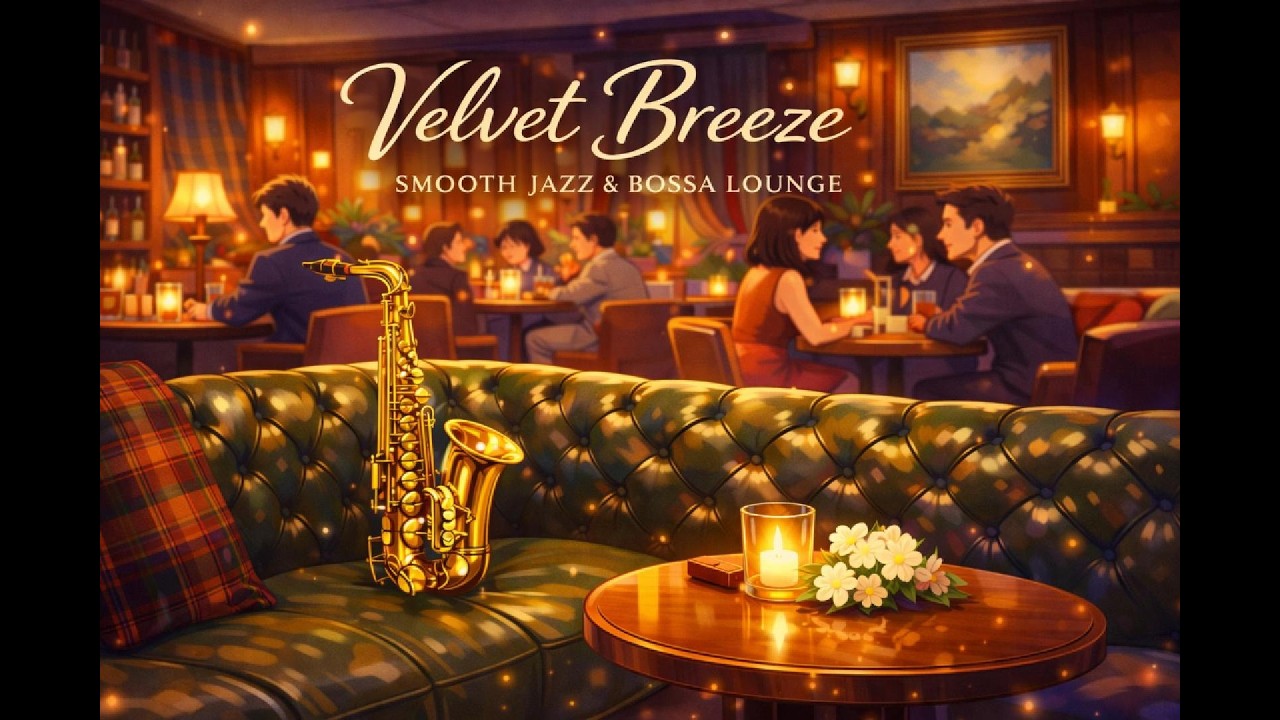 Velvet Breeze ✨ Smooth Jazz & Bossa Lounge | Relaxing Jazz Music for Spa, Café & Elegant Evenings