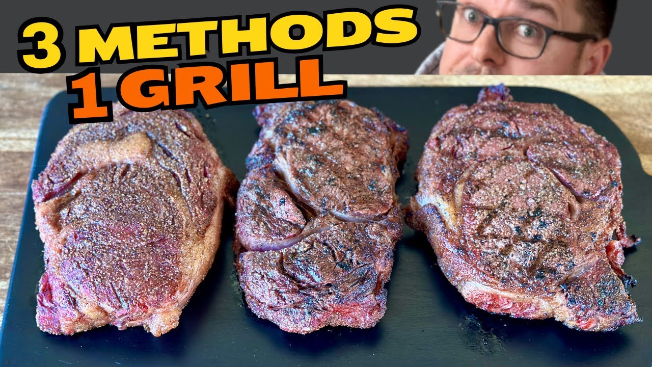 Steaks on a Pellet Grill -- We tried 3 different ways!