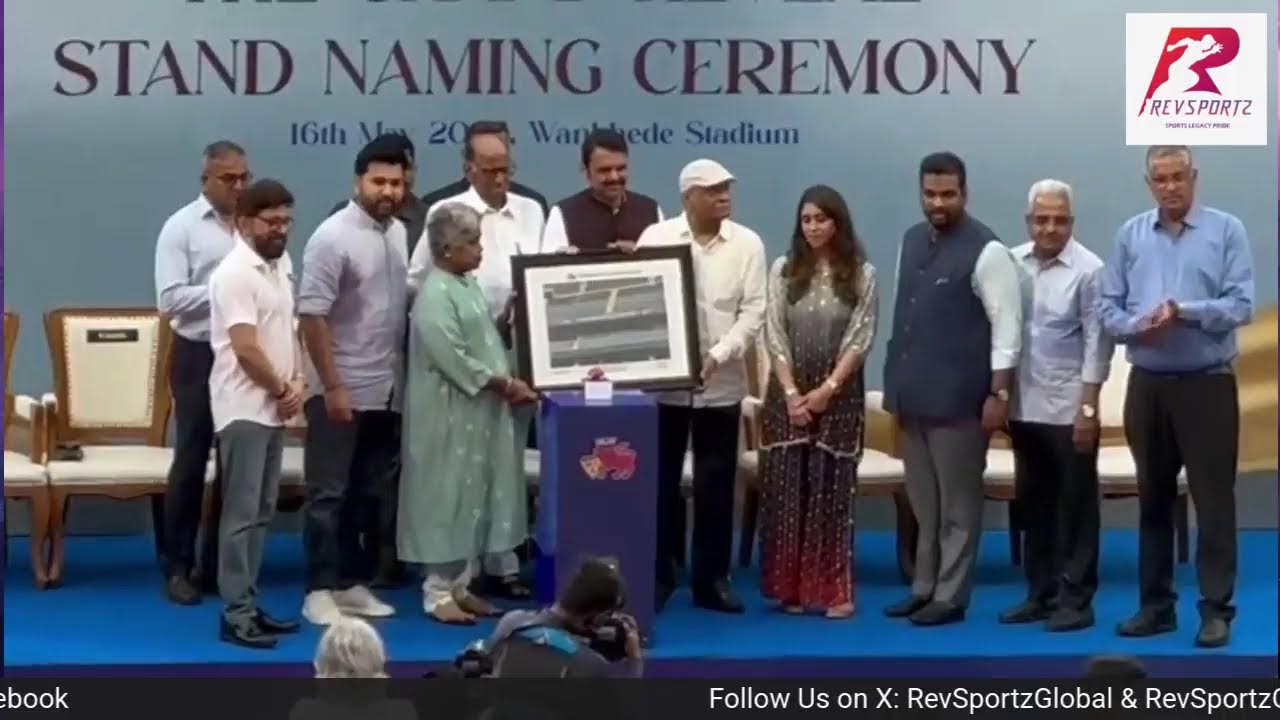 BREAKING: Rohit Shama's Speech at the Stand Unveiling | Wankhede Stadium | Indian Cricket