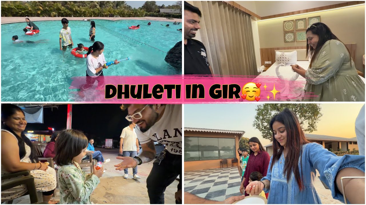 dhuleti celebration in gir🤣✨