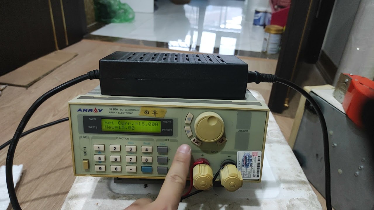 Test Array 3710a voi nguon 12v 15a