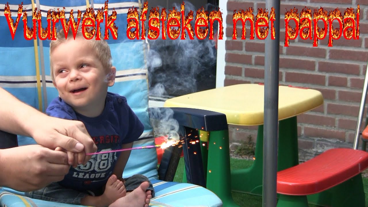 Vlog 27: Vuurwerk afsteken met pappa!