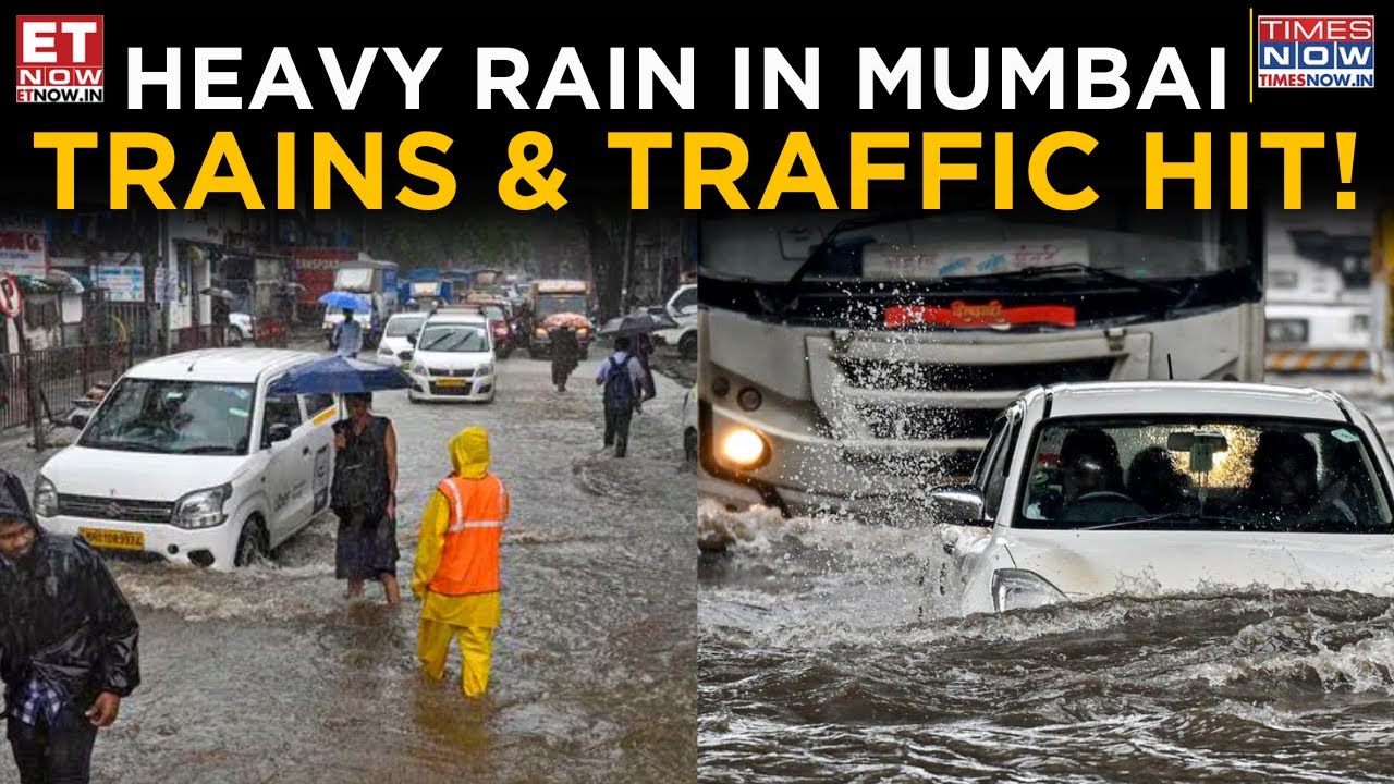 Heavy Rains Lash Mumbai, Andheri-Santacruz-Vikhroli Worst Hit, Watch The Visuals | Top News | ET Now