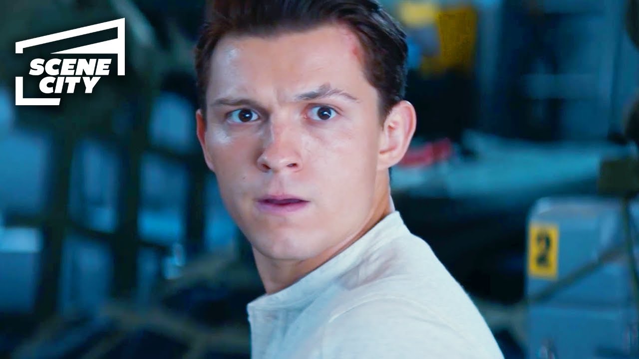 Uncharted - Fuera del Mapa: Escena de la Pelea en el Avión (Tom Holland Clip en HD)