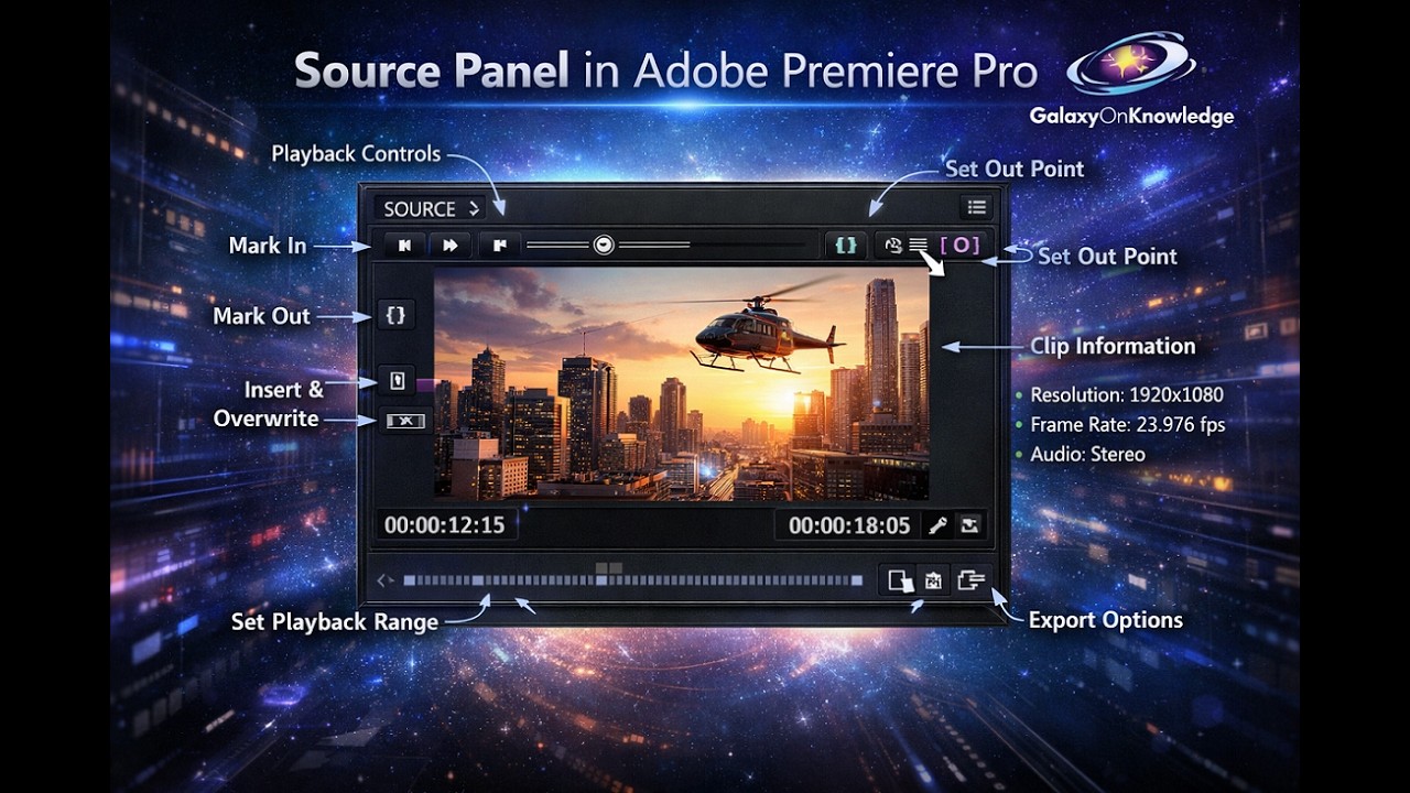 Premiere Pro Source Panel Mastery: Essential Selection Techniques for Professional Video Editors