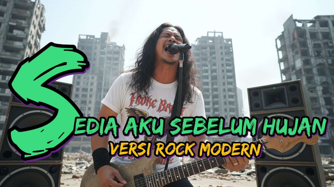 SEDIA AKU SEBELUM HUJAN – MODERN ROCK COVER | LAGU PALING MENYAYAT HATI TENTANG PENANTIAN 