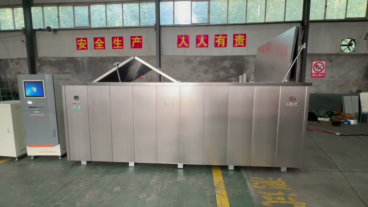 Customized pipe hydrostatic testing machine with 21 channels and 1 meter water tank