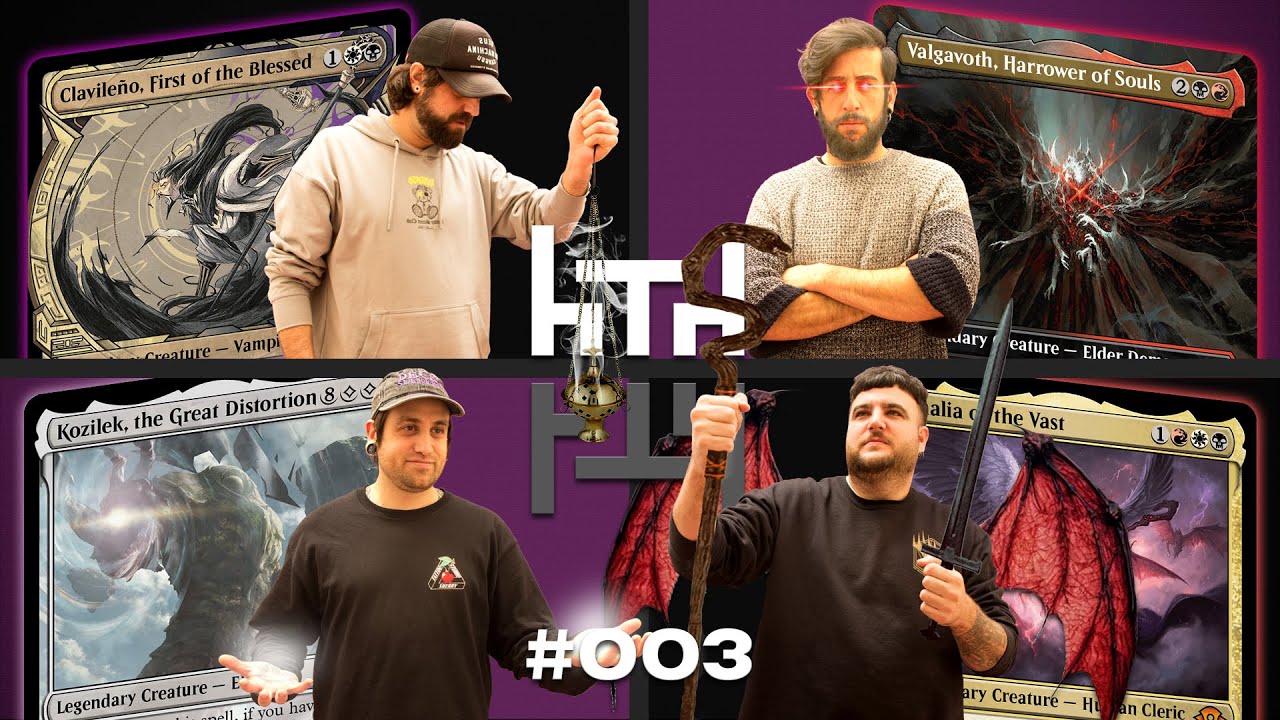 ¿QUIEN DOMINARÁ LA MESA? | COMMANDER | CLAVILEÑO vs KAALIA vs VALGAVOTH vs KOZILEK | 