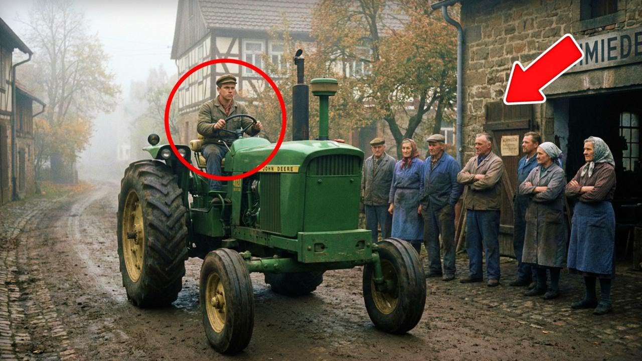 Das Dorf lachte, als er ersten John Deere aus USA brachte… Grüne Farbe pflügt kein Land, sagten sie