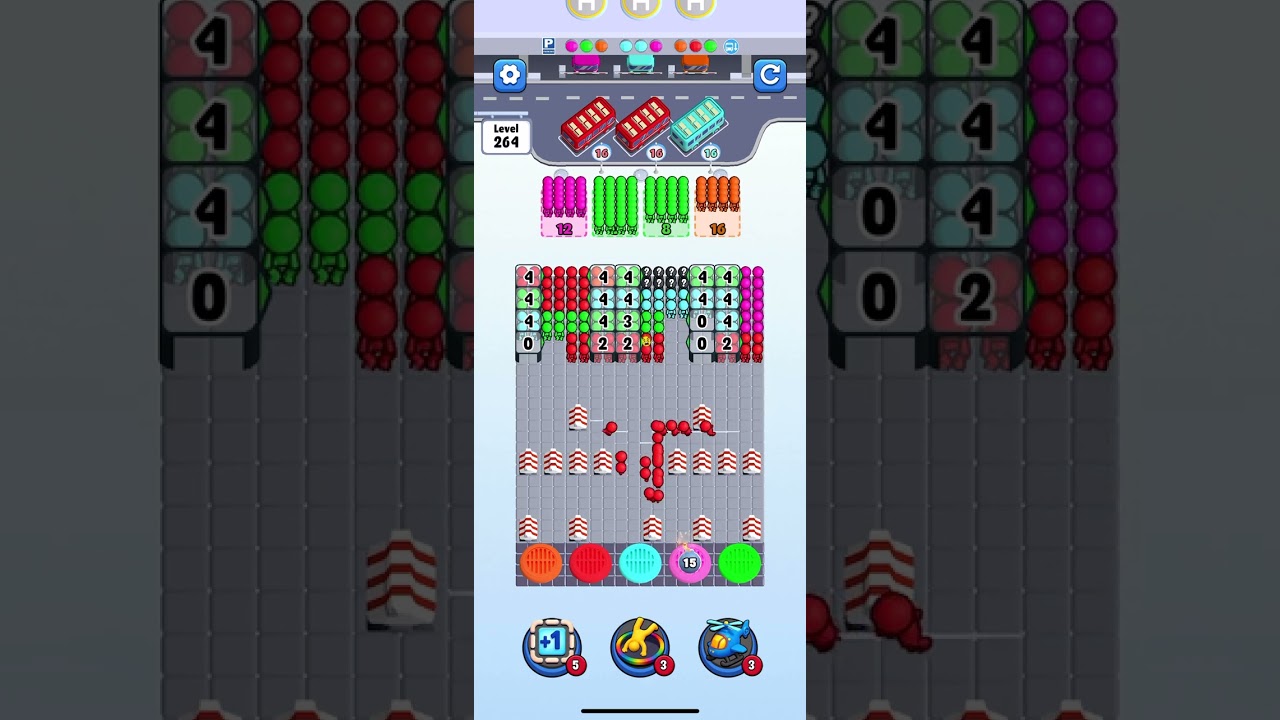 Hole Trap Jam the Bus Level 264