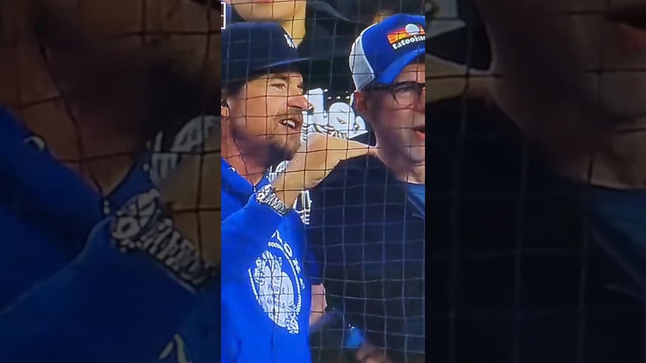 JASON BATEMAN: SEAN HAYES: DODGER STADIUM: MLB WILDCARD GAME 1: REDS VS. LOS ANGELES DODGERS: MLB