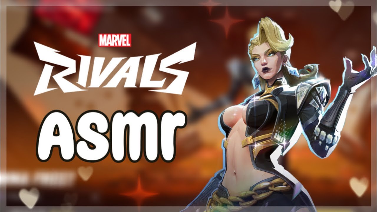 Marvel Rivals ASMR 💗Practicing with Emma Frost & Penni Parker┊Whispering and Gum Chewing┊