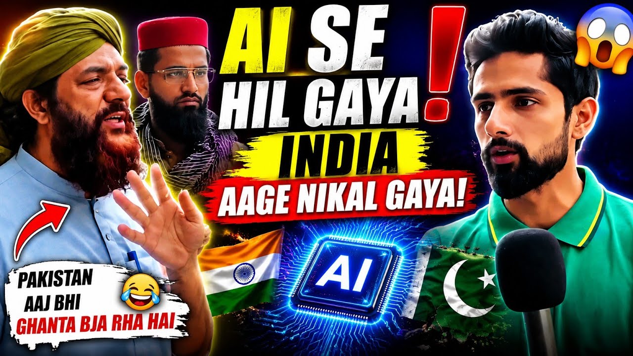Pakistani Public Shocked by India's AI & IT Growth 😂 | Funny Reactions on India