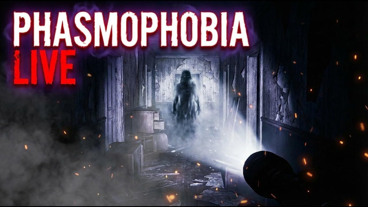 👻 Phasmophobia LIVE | Ghost Hunting at Midnight | Scary Gameplay with SAMMY 😱
