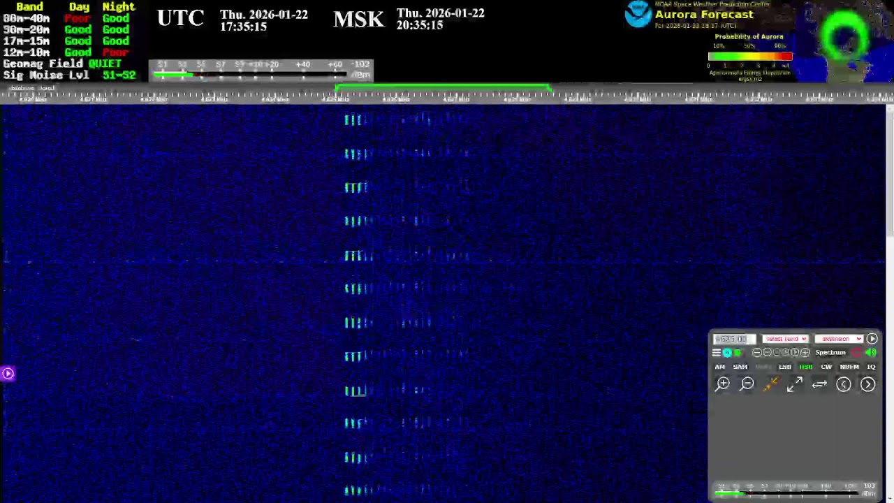 The Buzzer (4625khz) - Live
