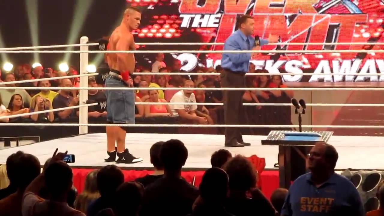 WWE john cena sings rocky top at raw (05/09/11) Gives michael cole the A/A
