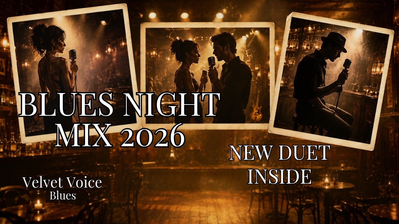 Velvet Voice | Blues Night Mix 2026 | Female, Male & Duet Blues | Relaxing Blues Night Music | 30M